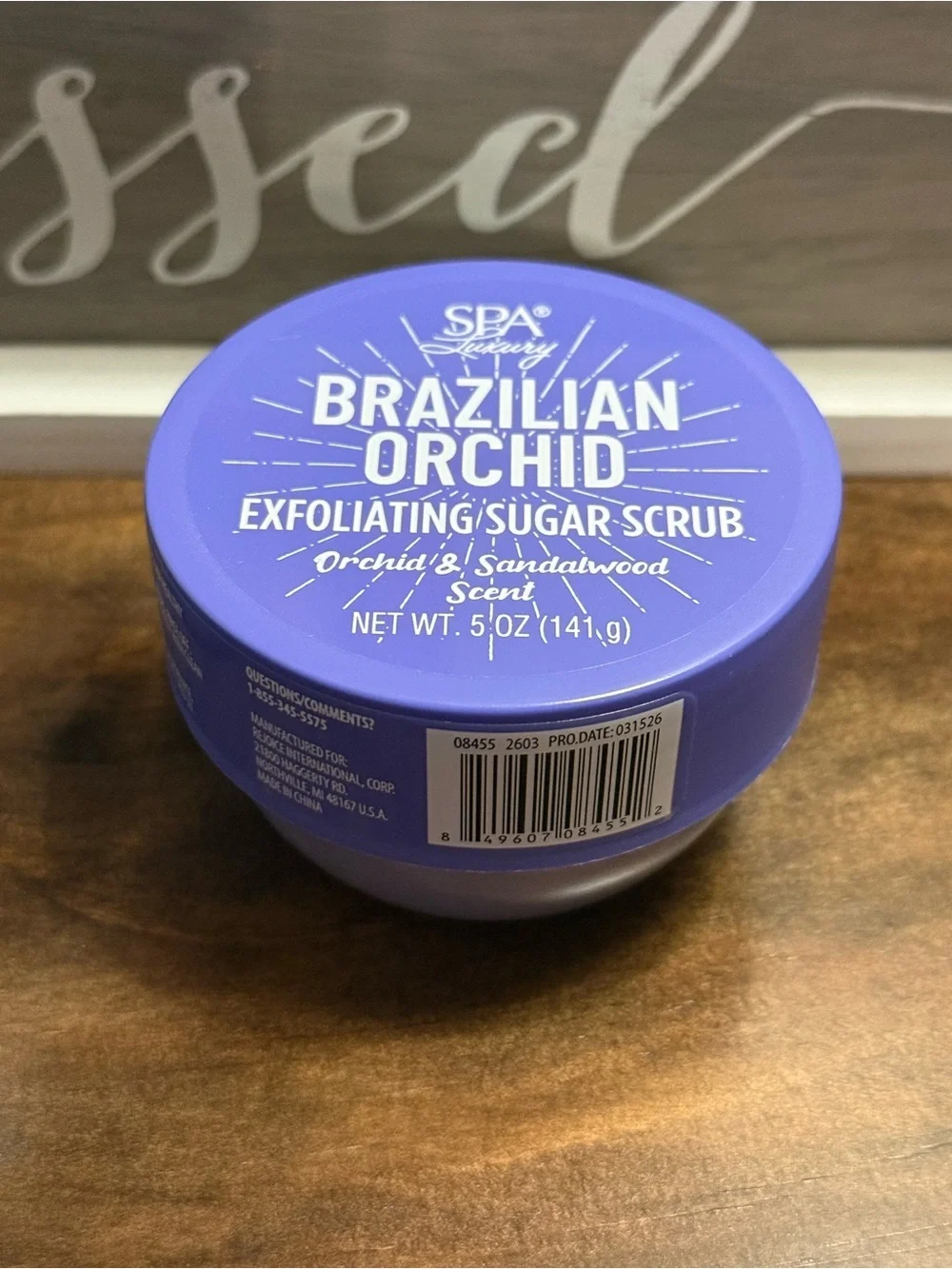 adidas Brazilian Orchid Exfoliating Sugar Scrub - Purple